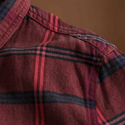 Csizmadia – Állítható Flanelkeverék Gombos Gallérral