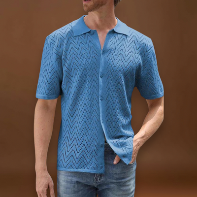 Csárdás - Kevert anyagú, elöl gombos és struktúrált gallérral, könnyű viseléshez