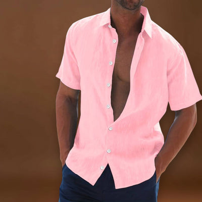 Euzéb - Könnyű Rövid Ujjú Kevert Anyag és Könnyű Mozgás