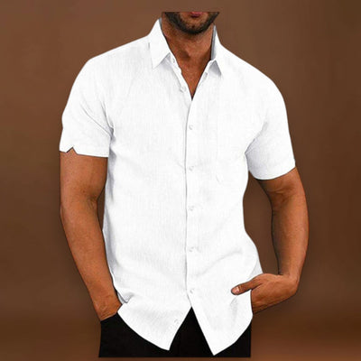 Euzéb - Könnyű Rövid Ujjú Kevert Anyag és Könnyű Mozgás