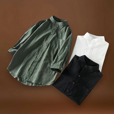 Demjén - Poliészter keverék mandarin gallérral és elegáns formával