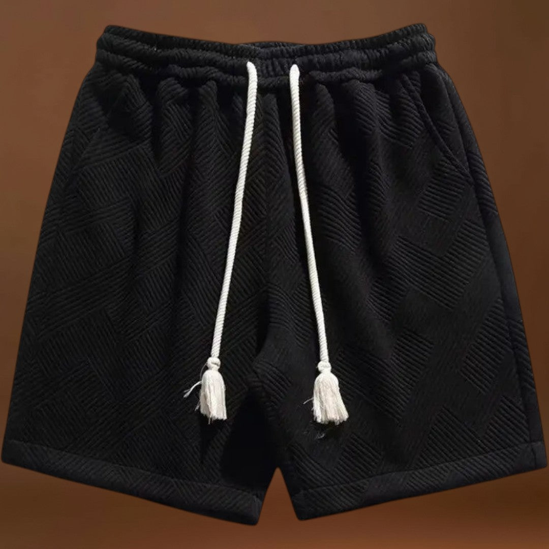 Rövidnadrág - Jacquard keverék textúrával és légies könnyedséggel