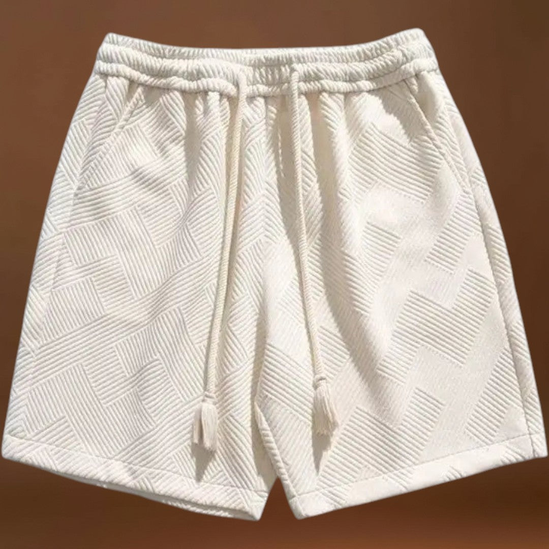 Rövidnadrág - Jacquard keverék textúrával és légies könnyedséggel