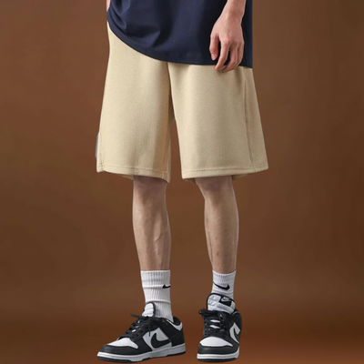 Rövidnadrág - Poliészter keverék, térd fölötti szabás és könnyű mozgás