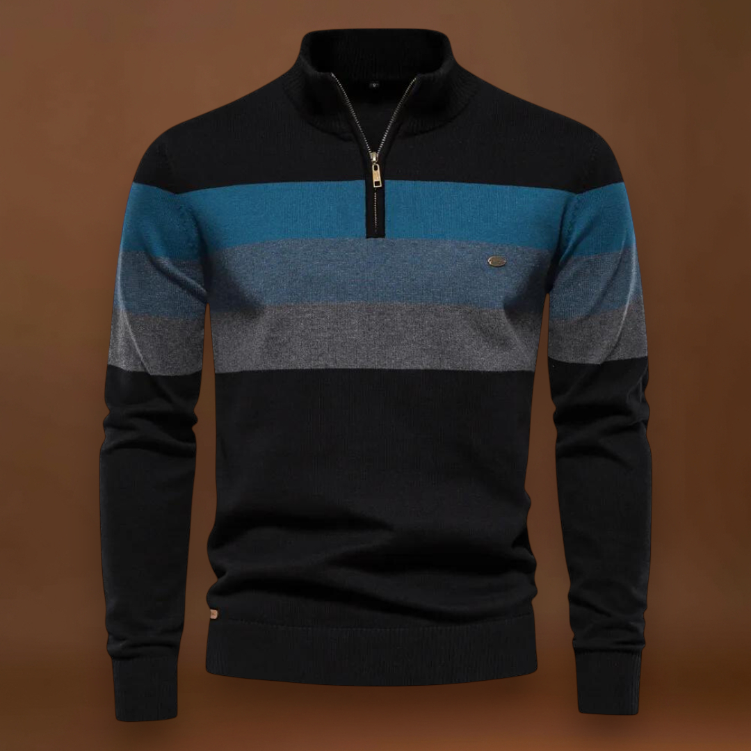 Zalán - Organikus Pamut Pulóver Légáteresztő Cipzárral