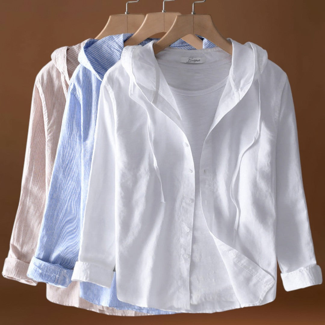 Damaris - Kapucnis Pamut Blúz