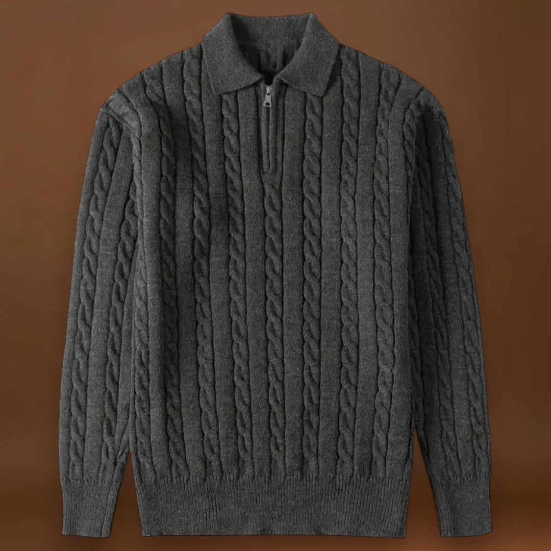 Gyurta - Állítható Zippes Pulóver Szellőzés