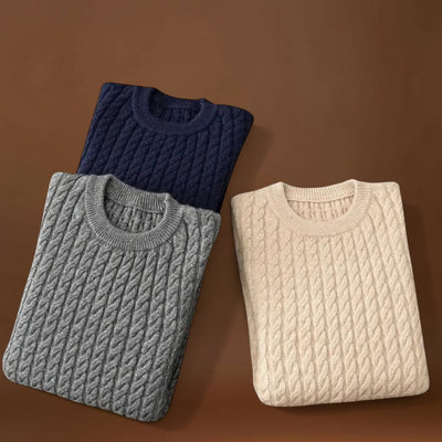 Tüske - Kényelmes Chunky Kötött Pulóver