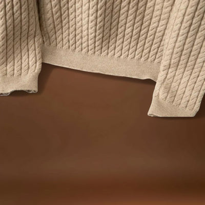 Tüske - Kényelmes Chunky Kötött Pulóver