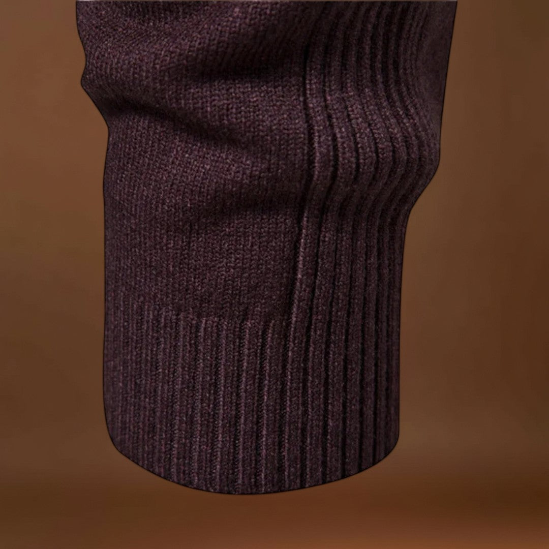 Alfonz - Magas Nyakú Keverék Pulóver