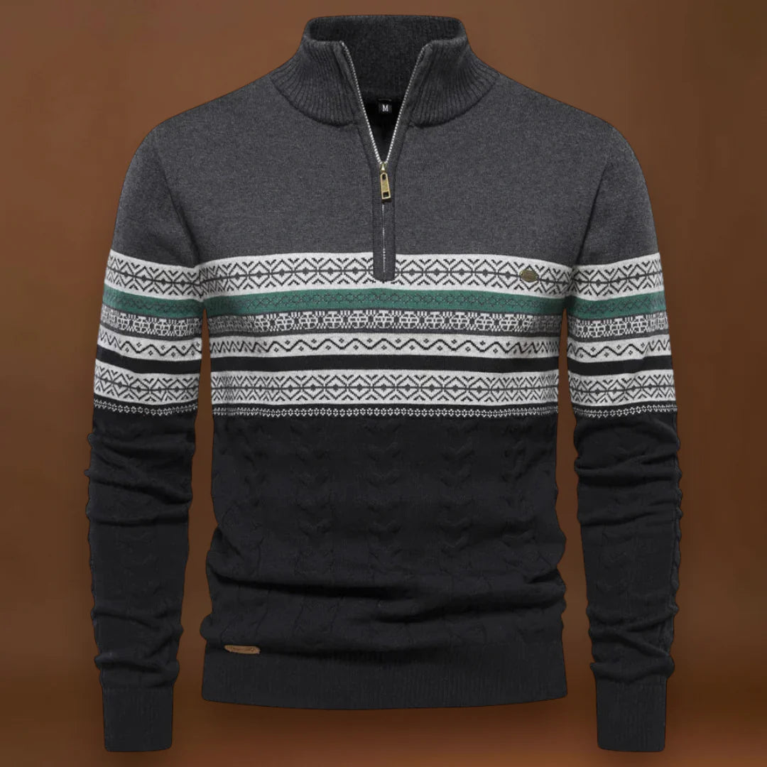 Valér - Poliészter Pulóver Állítható Cipzárral