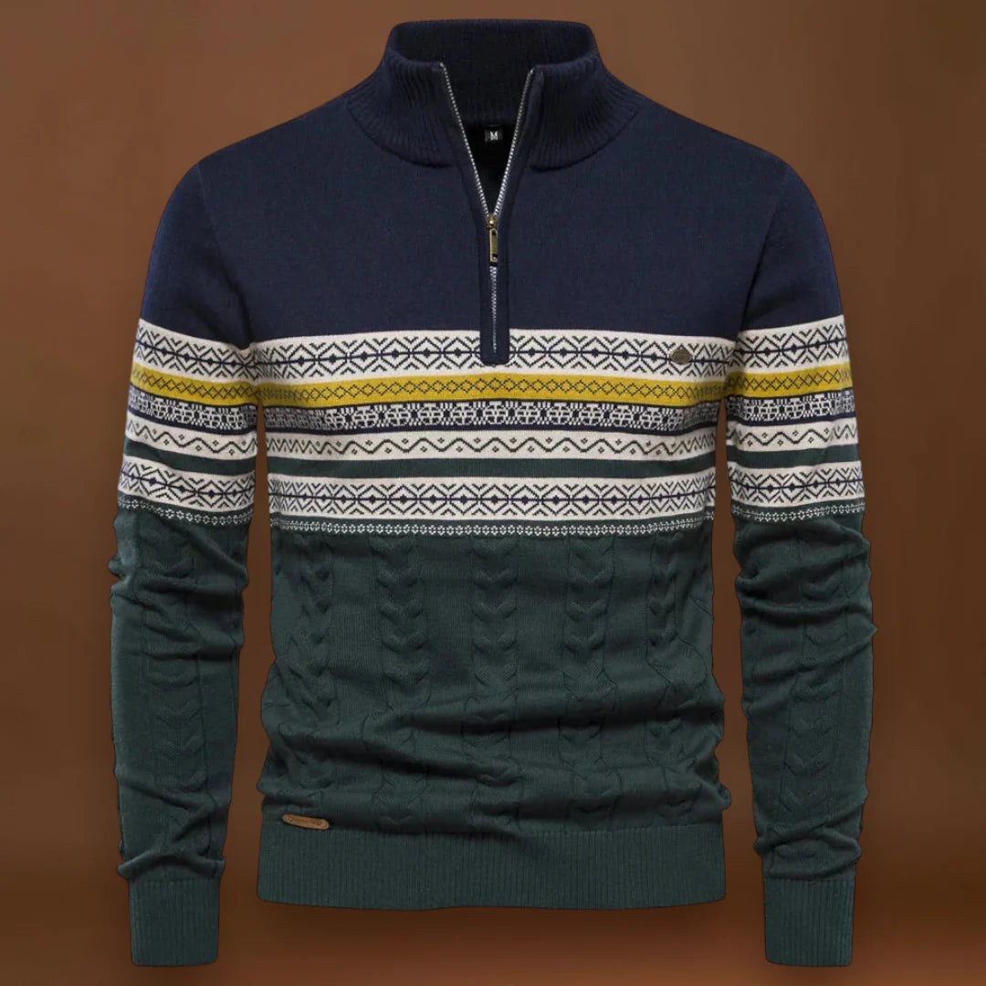 Valér - Poliészter Pulóver Állítható Cipzárral