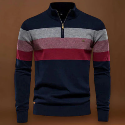 Tas - Retro Csíkos Kényelmes Pulóver