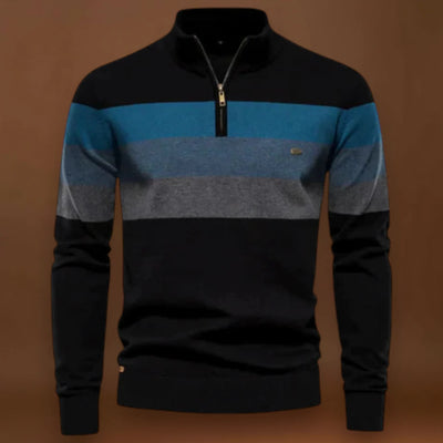 Tas - Retro Csíkos Kényelmes Pulóver