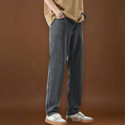 Atos - Alacsony Derékú, Relaxált Szabású Denim Keverék