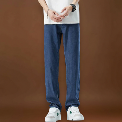 Atos - Alacsony Derékú, Relaxált Szabású Denim Keverék