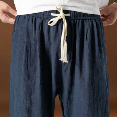 Enrikó - Kényelmes japán nadrág Fekete