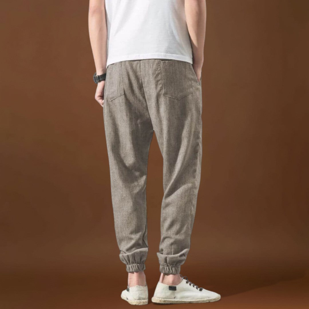 Endrő - Kényelmes japán nadrág Zöld