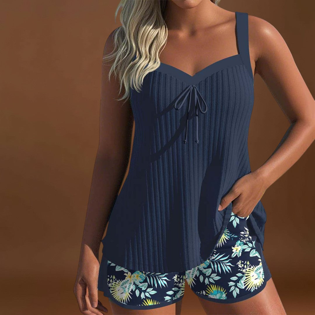 Kinga - Csíkos fürdőruha szett