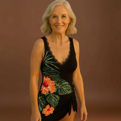 Zita - Virágmintás tankini