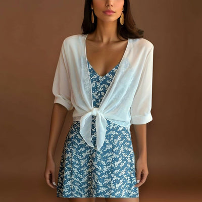 Melina - Blúz nyitott elülső résszel