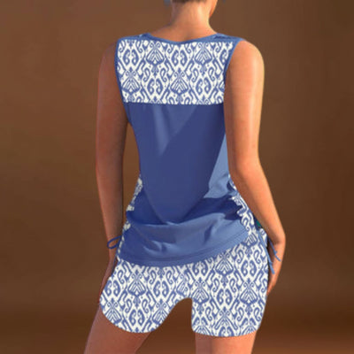 Petra - Geometrikus mintás tankini