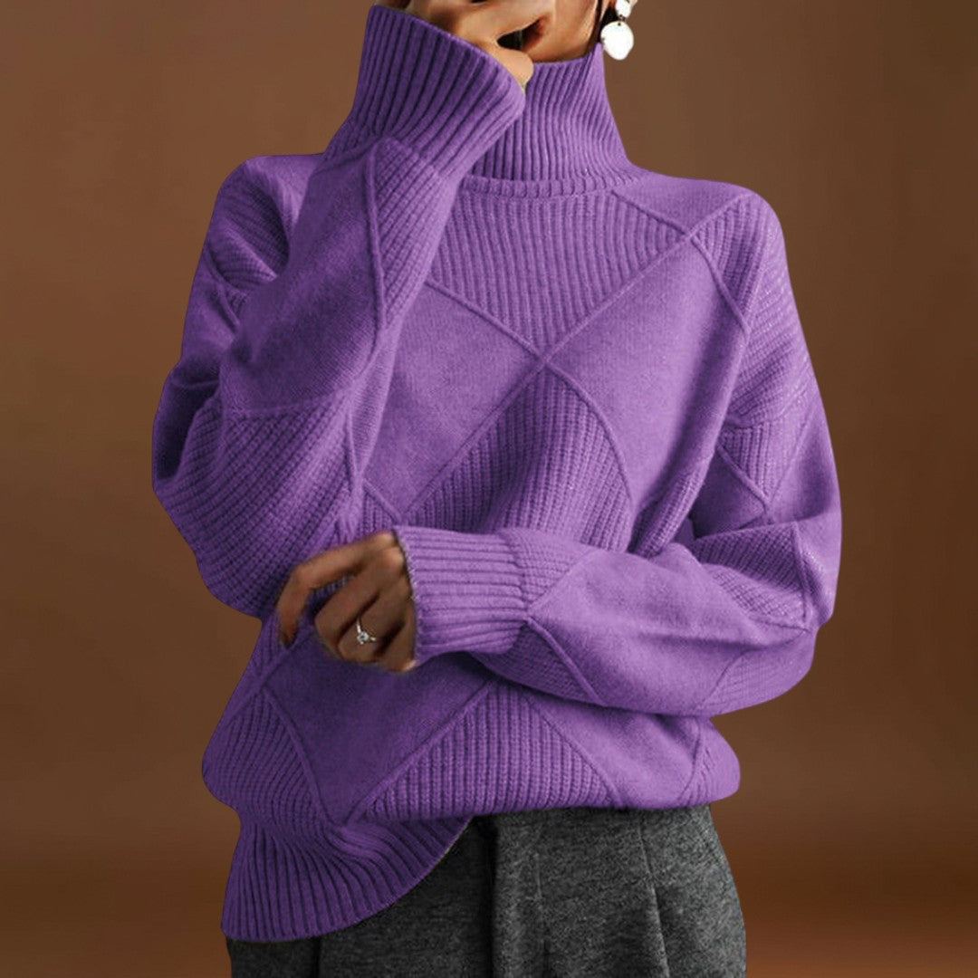 Ilza - Magas Galléros Pulóver