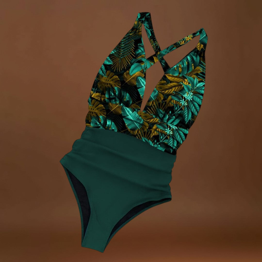 Dóra - Elegáns Fürdőruha Magas Derekkal