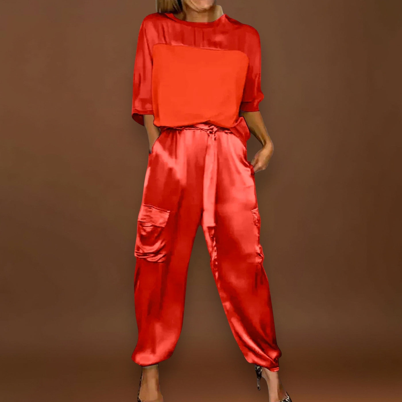 Dalida - 2 Részes Selyem Szett