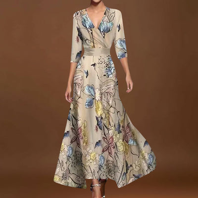 Bíborka - Elegáns ujjú női ruha