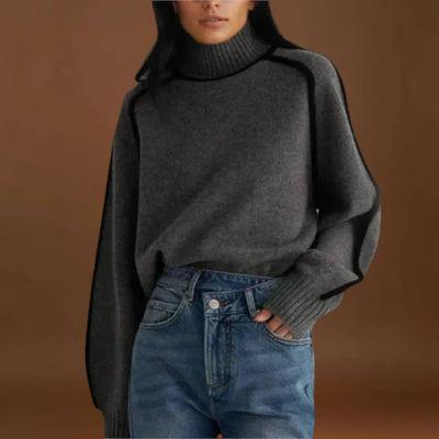 Anett - Puha és elegáns magas nyakú pulóver