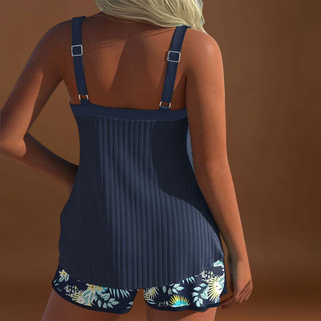 Kinga - Csíkos fürdőruha szett