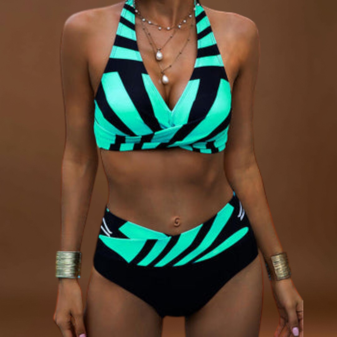 Clara - Csíkos, két részes fürdőruha