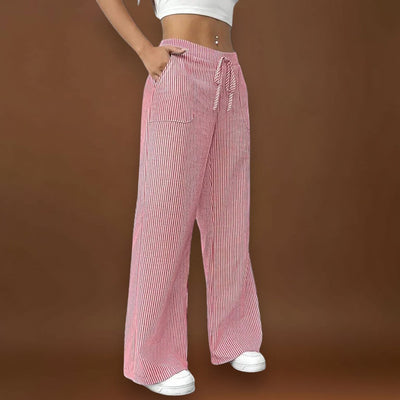 Emina - Elegáns részletekkel rendelkező kényelmes, bő nadrág