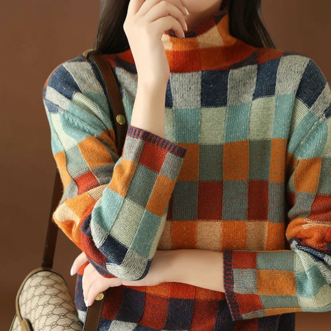 Barbi - Magas nyakú kasmír pulóver