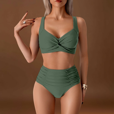 Fátima - Ráncos anyagú bikini