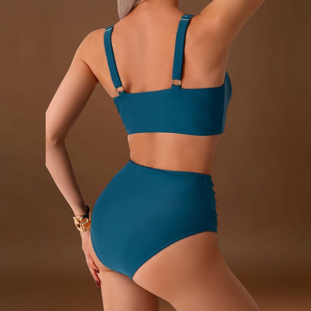 Fátima - Ráncos anyagú bikini