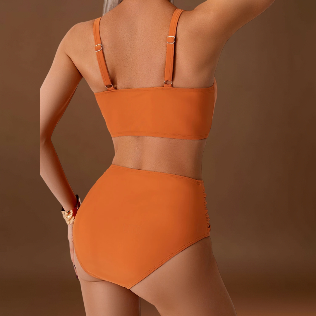 Fátima - Ráncos anyagú bikini