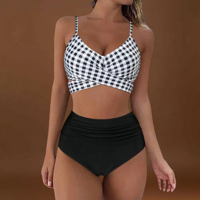 Marta - Magas Derék Fürdőruha Nyári Stílusban