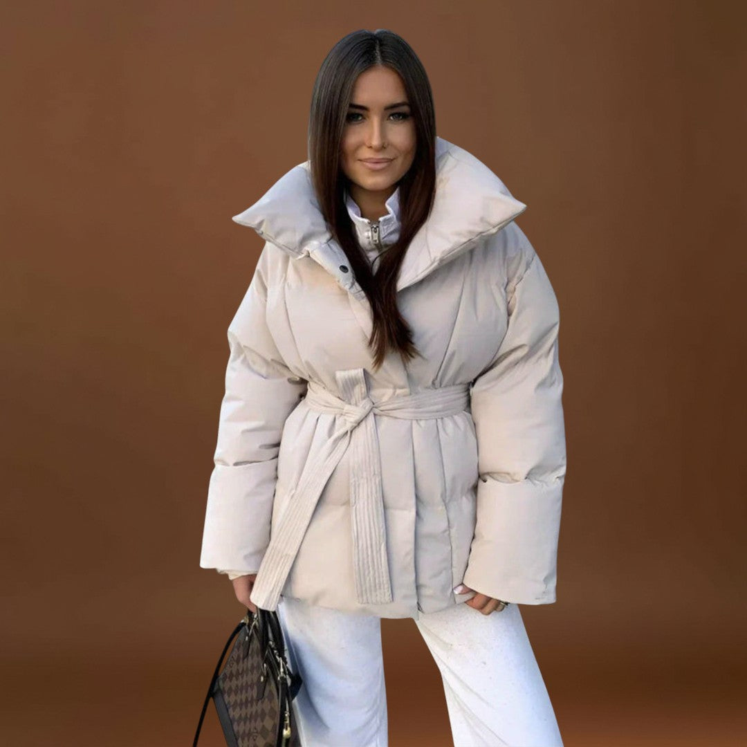 Jelena – Elegáns Pufi Kabát