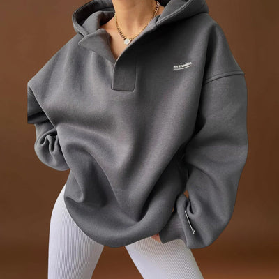 Cseresznye - Elegáns kapucnis pulóver