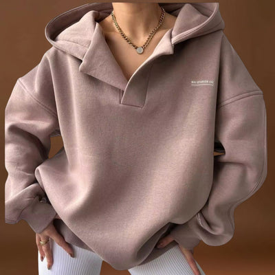 Cseresznye - Elegáns kapucnis pulóver