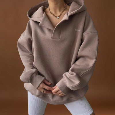 Cseresznye - Elegáns kapucnis pulóver