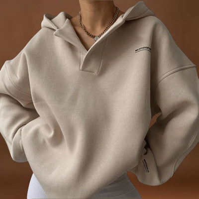 Cseresznye - Elegáns kapucnis pulóver