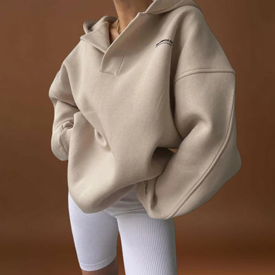 Cseresznye - Elegáns kapucnis pulóver