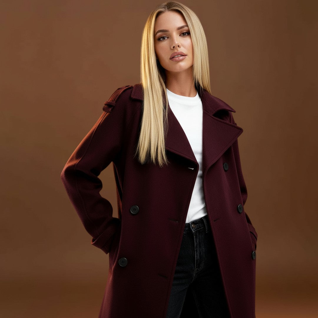 Júlia - Bordó Kabát