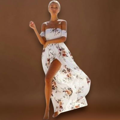 Lilla - Boho midi ruha