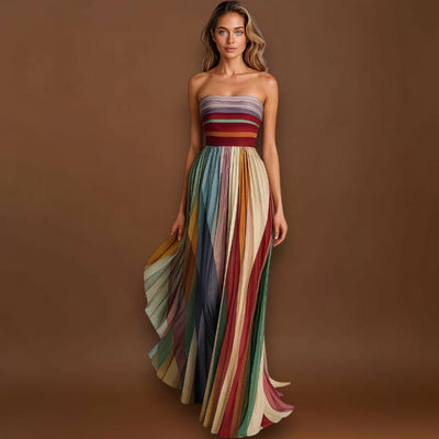 Edit - Ujjatlan színes ruha