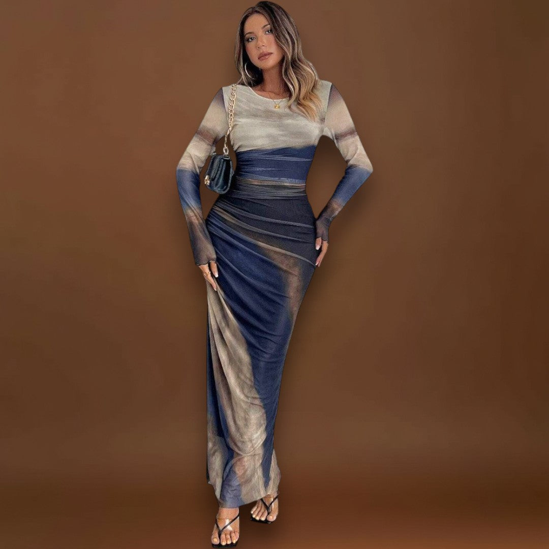 Lia - Hosszú ujjú maxi ruha