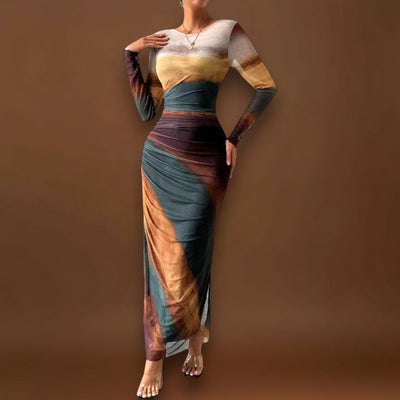 Lia - Hosszú ujjú maxi ruha